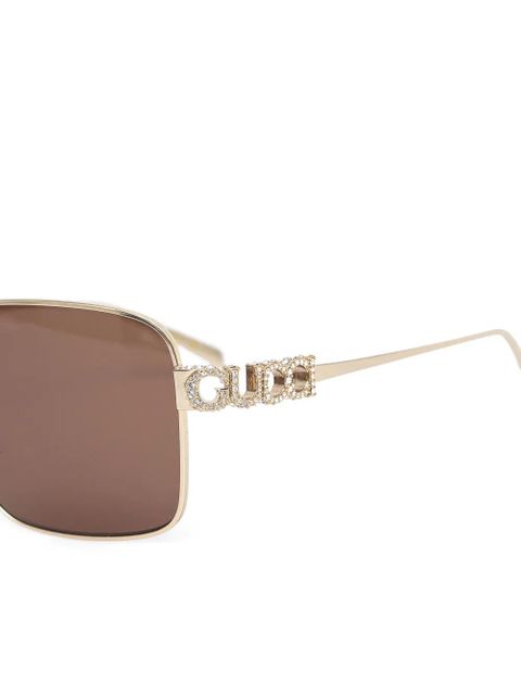 Gucci Eyewear square-frame sunglasses - Gold