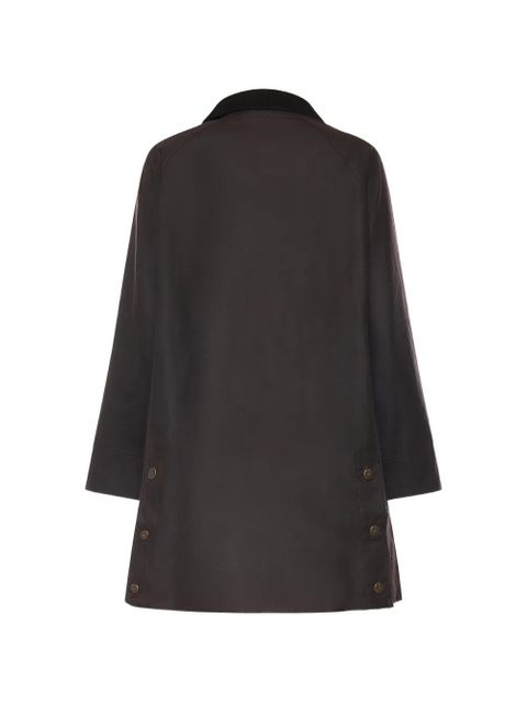 Barbour single-breasted coat - Brown