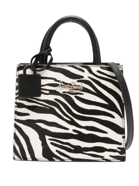 MC2 Saint Barth zebra-print mini bag - Black - zdjęcie produktu nr 2