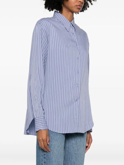 The Frankie Shop striped Peri shirt - Blue