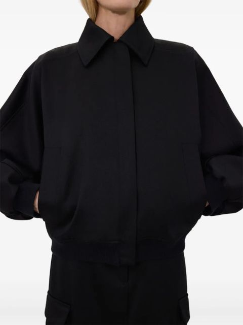 LouLou de Saison FROST spread-collar bomber jacket - Black