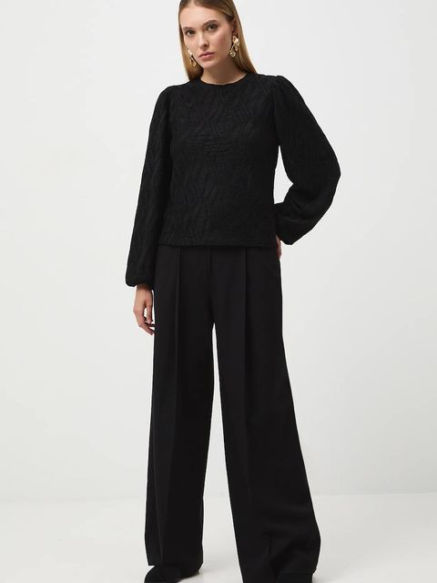 Medicine longsleeve damski kolor czarny - zdjęcie produktu nr 2