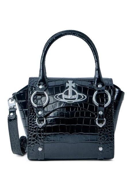 Vivienne Westwood logo-plaque tote bag - Black - zdjęcie produktu nr 1