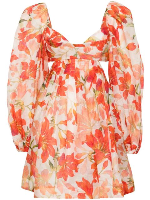 ZIMMERMANN Tranquillity mini dress - Orange - zdjęcie produktu nr 1