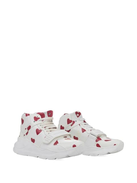 Burberry heart-print neakers - White - zdjęcie produktu nr 2