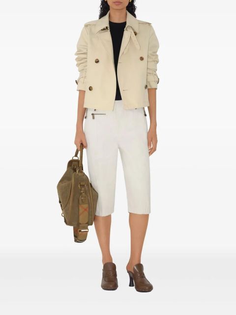 Burberry ruched cotton t-shirt - Black