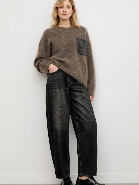 Answear.LAB jeansy damskie kolor czarny