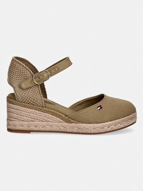 Tommy Hilfiger espadryle damskie MID WEDGE ESPAD CLOSED TOE - zdjęcie produktu nr 1