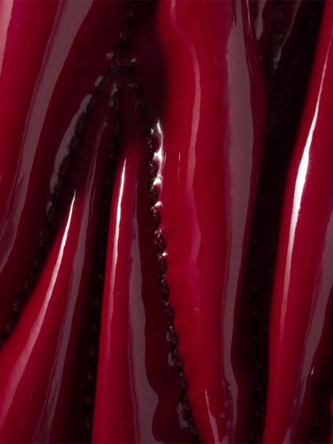 Miu Miu Wander matelassé patent leather bag - Red