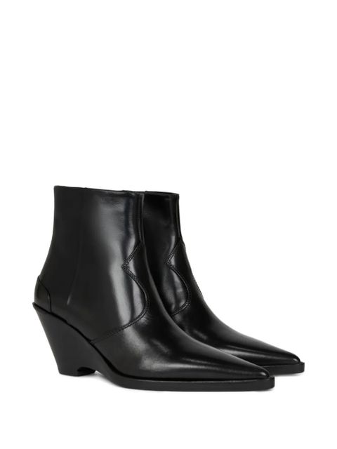 ETRO 70mm leather ankle boots - Black - zdjęcie produktu nr 2