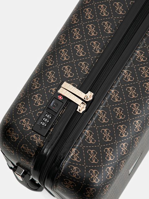 Guess walizka JESCO kolor brązowy TWHB83 89983