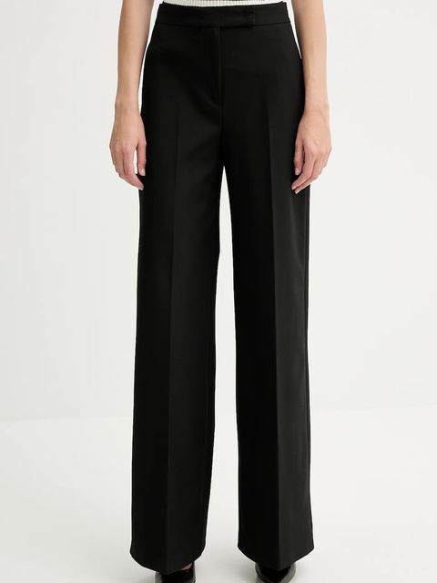 MAX&Co. spodnie damskie kolor czarny szerokie high waist 2528136014200 - zdjęcie produktu nr 1