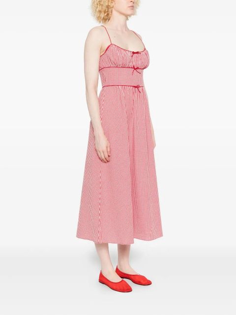 DÔEN Belline midi dress - Red