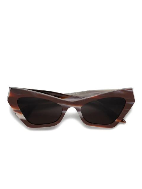 Marni Eyewear Zelaryth cat-eye sunglasses - Brown - zdjęcie produktu nr 1