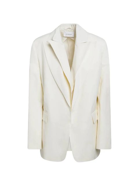 Sportmax peak-lapel flap-pocket blazer - Neutrals - zdjęcie produktu nr 1
