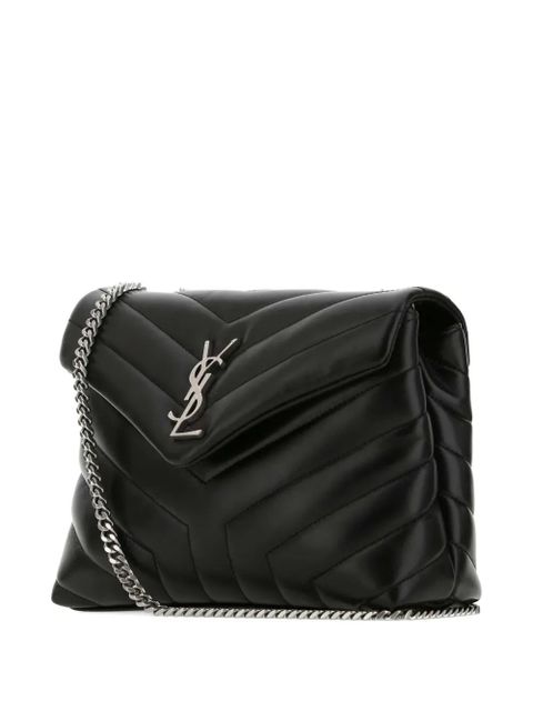 Saint Laurent small Loulou quilted-effect chain shoulder bag - Black