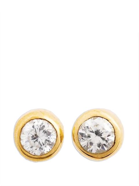 TOTEME mini diamond studded earrings - Gold - zdjęcie produktu nr 1