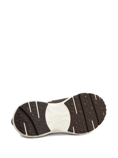 Tod's moccasin shearling trainers - Brown