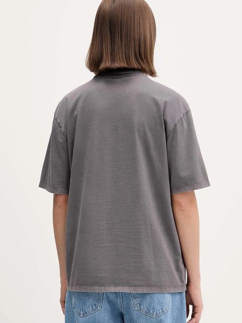 Guess Originals t-shirt bawełniany damski kolor szary M5GI10 K8FQ4