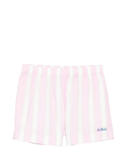 MC2 Saint Barth striped-pattern shorts - Pink - zdjęcie produktu nr 1