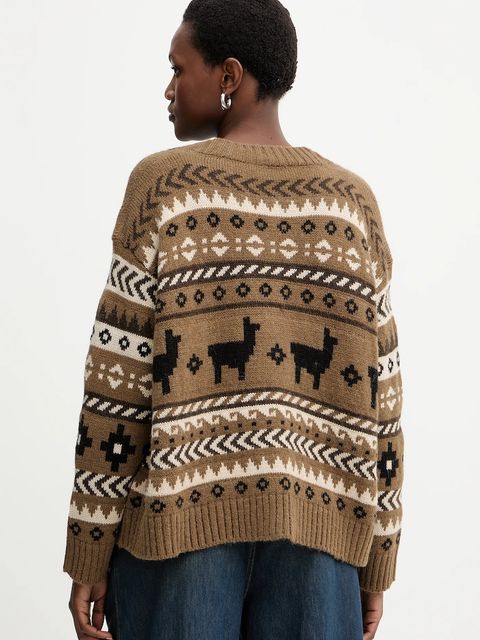 Weekend Max Mara kardigan z wełną OVATTA damski kolor brązowy 2525346092600