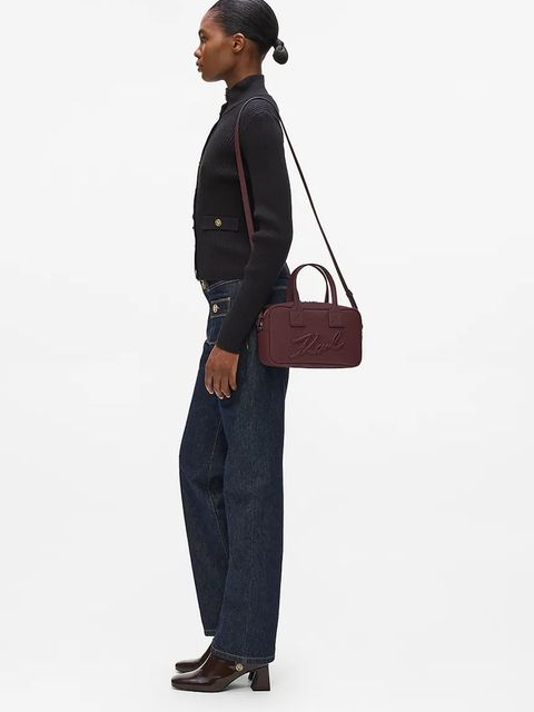 Karl Lagerfeld torebka K/SKUARE kolor bordowy A4W30047