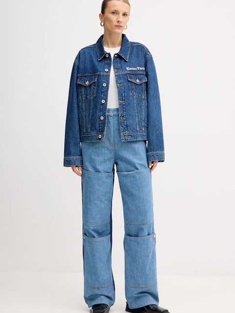 Kenzo t-shirt bawełniany damski kolor biały FF52TS1504SG.02