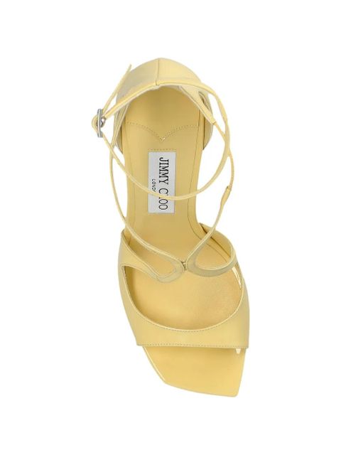 Jimmy Choo Azia cross-strap sandals - Yellow