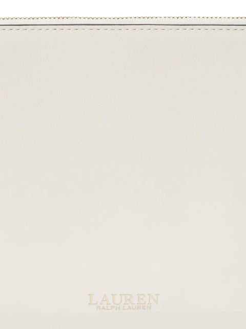 Lauren Ralph Lauren zip satchel shoulder bag - Neutrals