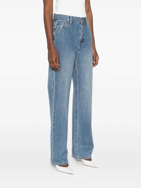 Self-Portrait embellished jeans - Blue