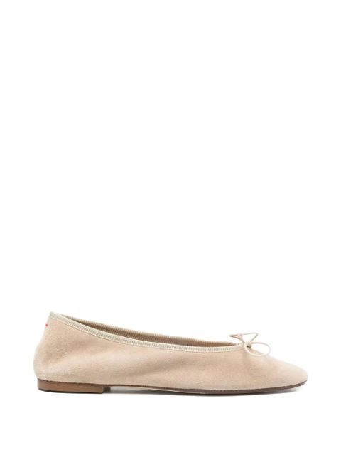 Aeyde tie-detail ballet flats - Neutrals