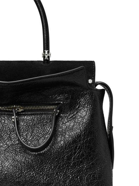 Tory Burch Mercer Distressed tote bag - Black