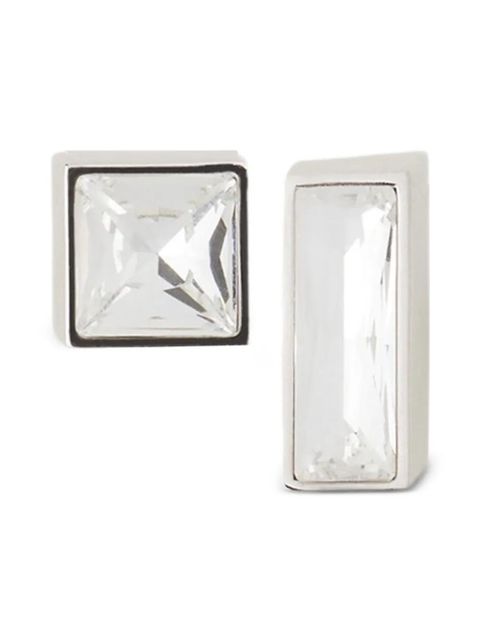 Lanvin rectangle stud earrings - Silver - zdjęcie produktu nr 1