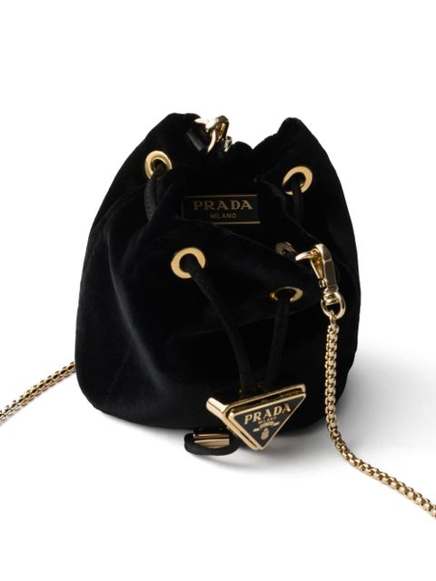 Prada velvet mini bag - Black