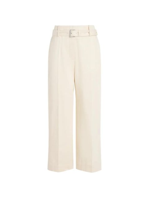 Proenza Schouler Nila belted trousers - White - zdjęcie produktu nr 1