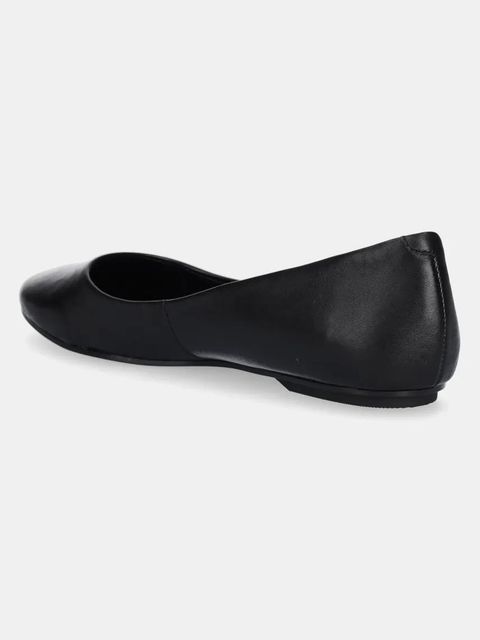 Calvin Klein baleriny skórzane FLAT MARY JANE - LTH kolor czarny HW0HW02341 - zdjęcie produktu nr 2
