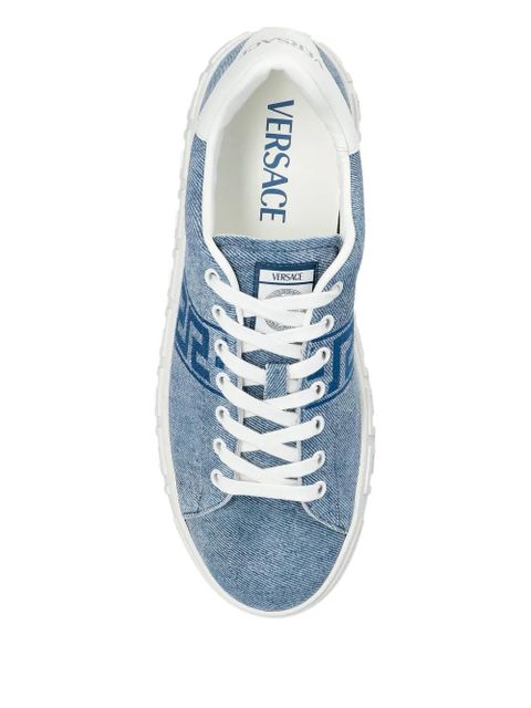 Versace Greca-detail sneakers - Blue