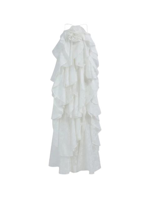 Aje Merritt ruffled floral maxi dress - White - zdjęcie produktu nr 1