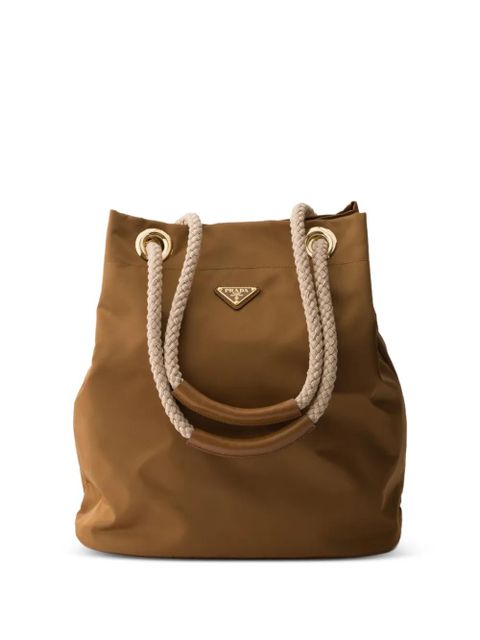 Prada Mariner large Re-Nylon bucket bag - Brown - zdjęcie produktu nr 1