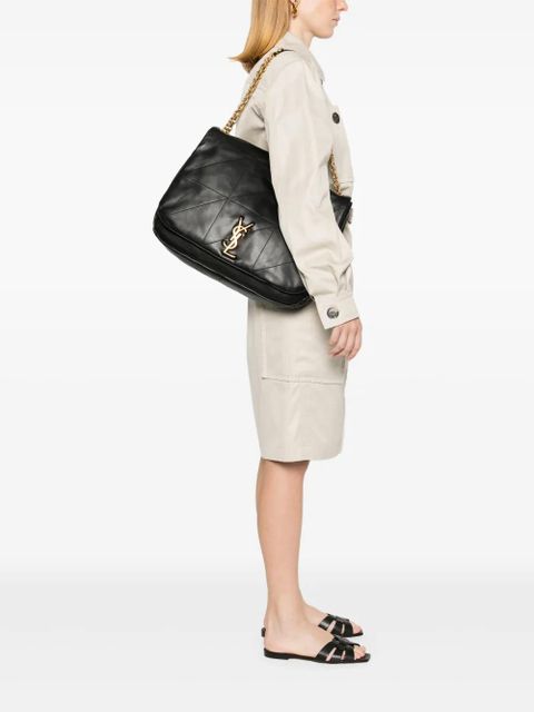Saint Laurent Jamie leather shoulder bag - Black