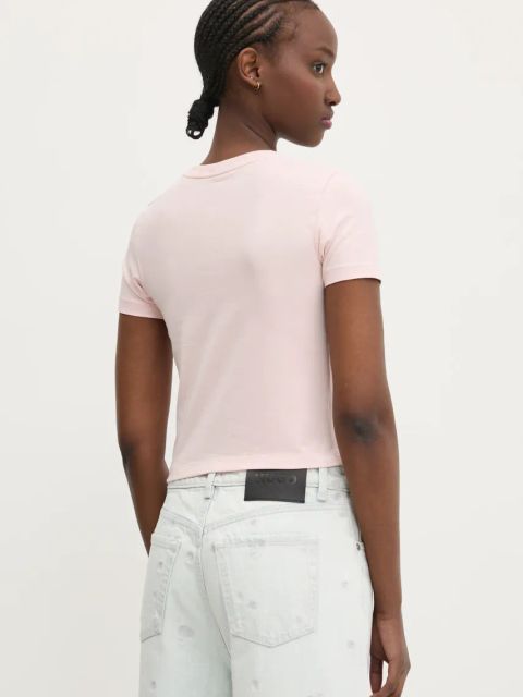 Guess Jeans t-shirt damski kolor różowy W5GI38 J1314