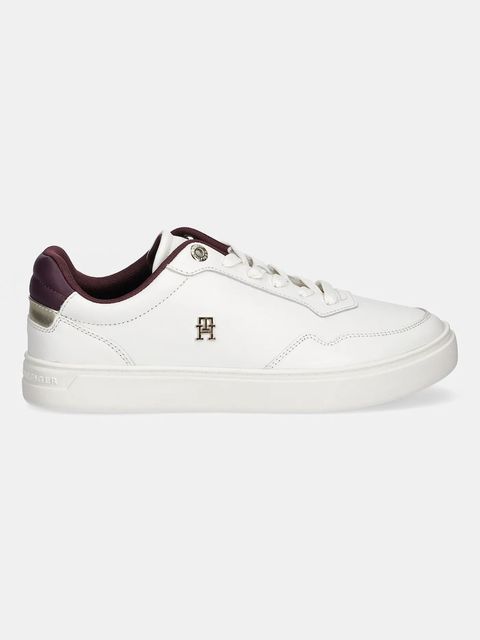 Tommy Hilfiger sneakersy skórzane ESSENTIAL ELEVATED COURT SNEAKER damskie kolor biały FW0FW08680 - zdjęcie produktu nr 2
