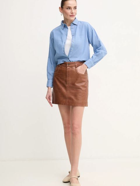 Pepe Jeans koszula lniana CHIPPER