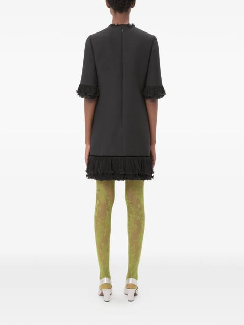 Valentino Garavani ruffled mini dress - Black