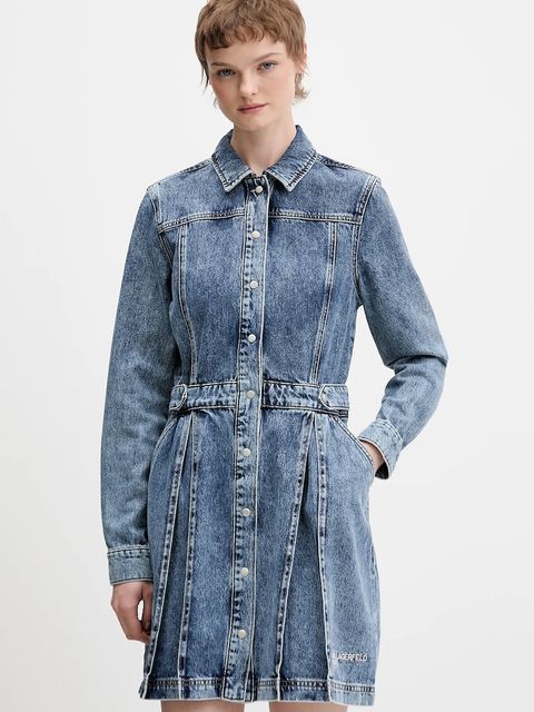 Karl Lagerfeld Jeans sukienka jeansowa - zdjęcie produktu nr 1