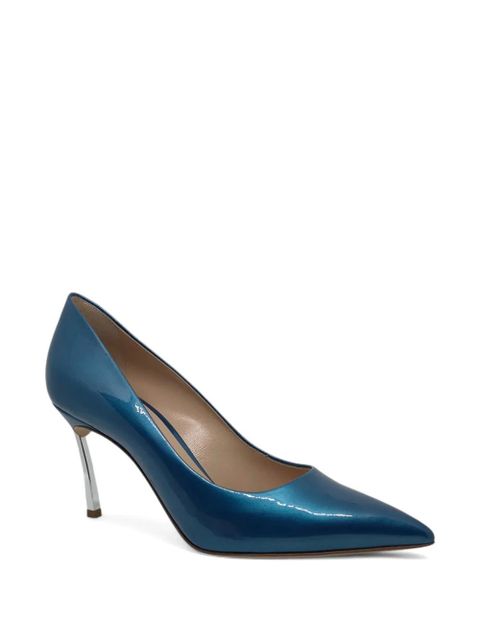Casadei Superblade Jolly point-toe pumps - Blue - zdjęcie produktu nr 2