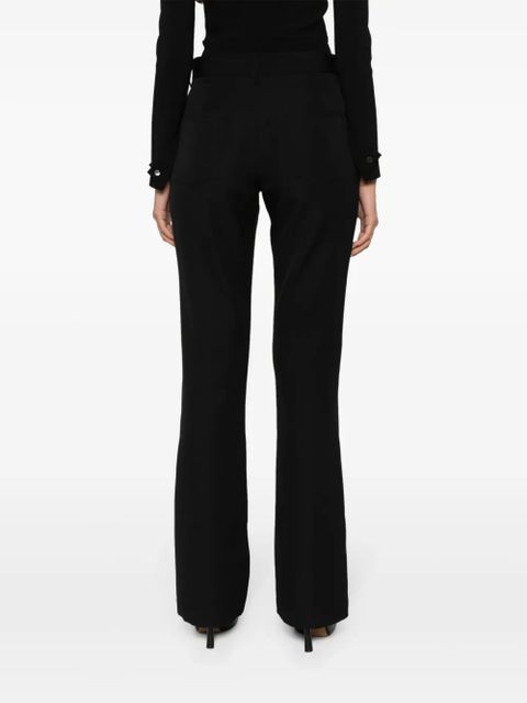 Balmain twill flared trousers - Black
