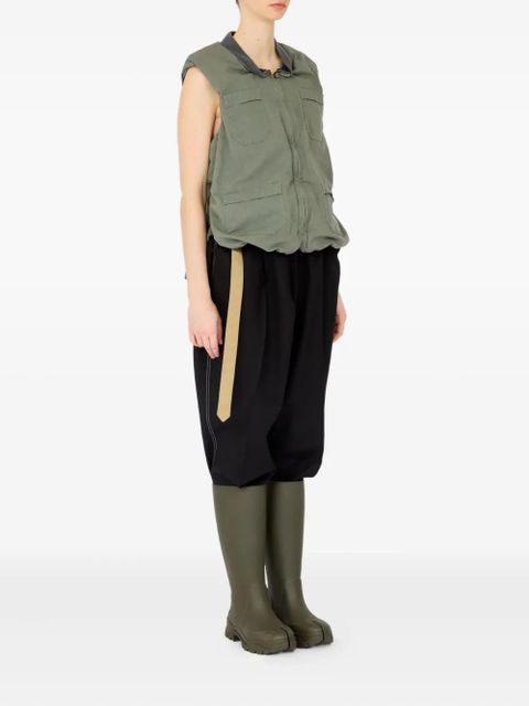 Maison Margiela cotton-blend waistcoat - Green - zdjęcie produktu nr 2