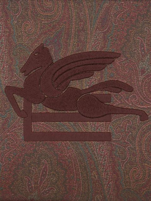 ETRO paisley-print embroidered tote