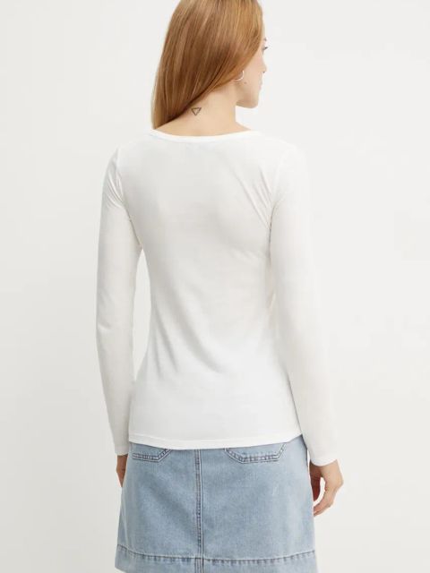 Morgan longsleeve TMATEO damski kolor biały TMATEO